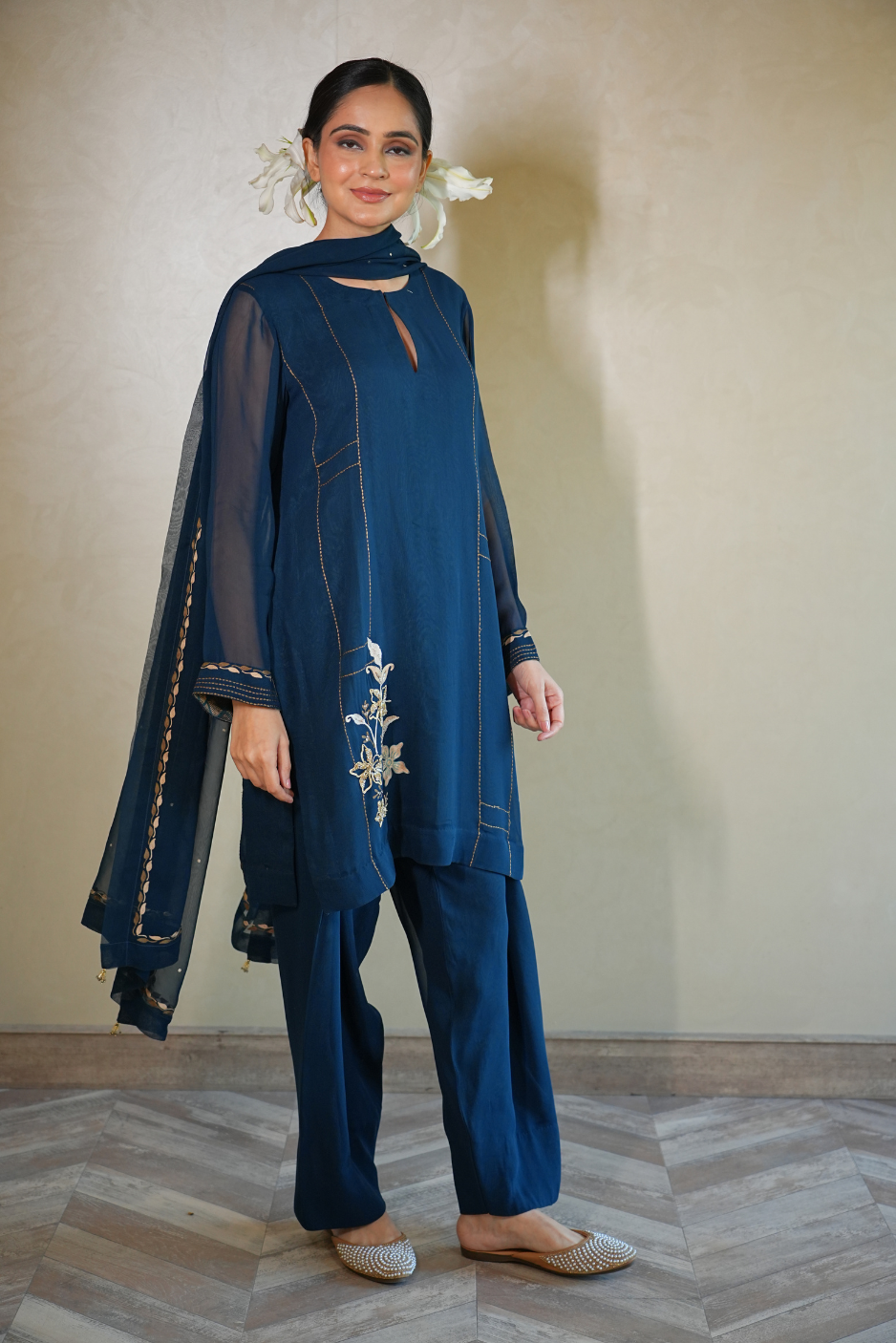 Indraneeli Full Suit Set