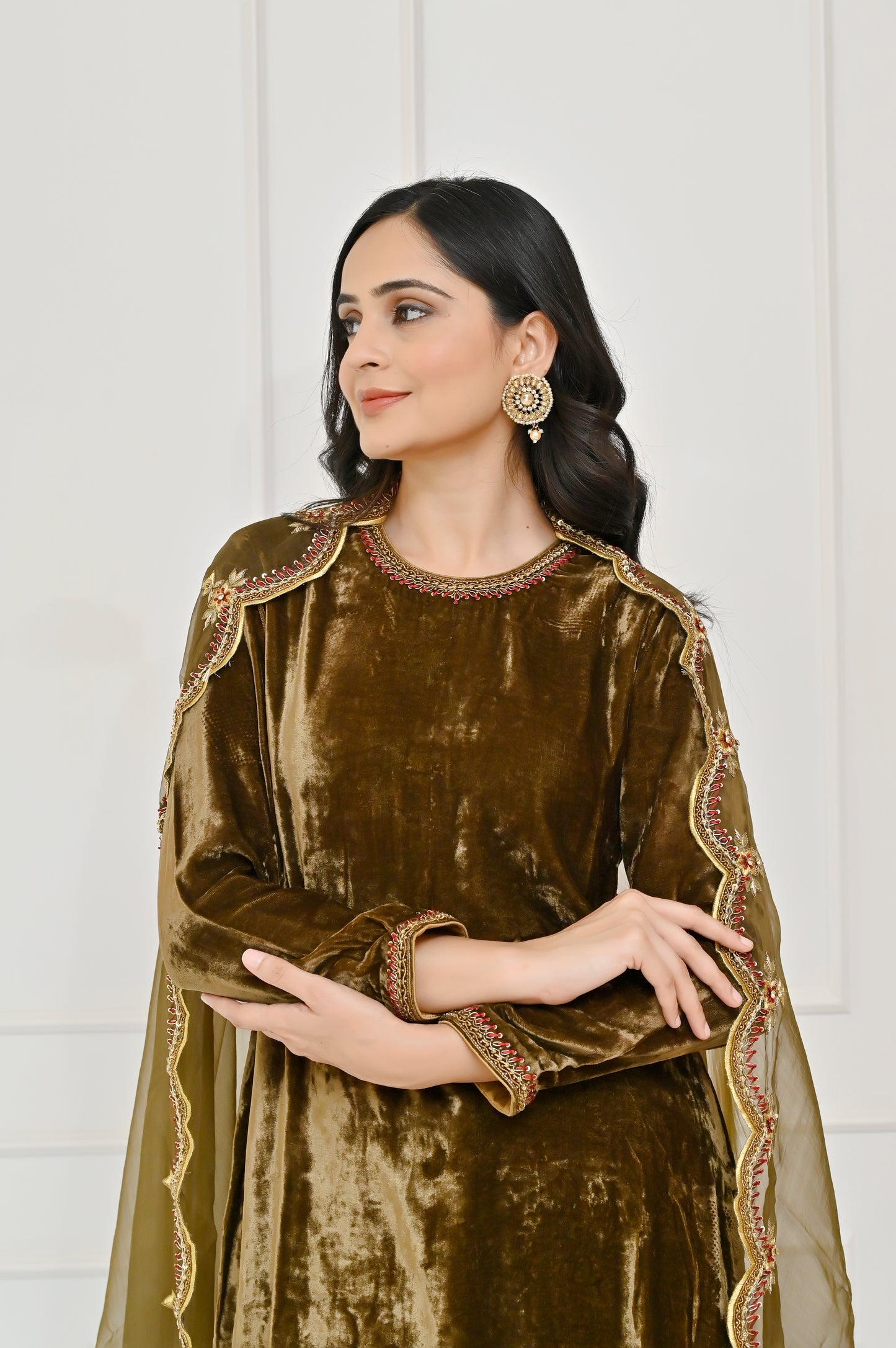 Saaz Sharara Suit Set