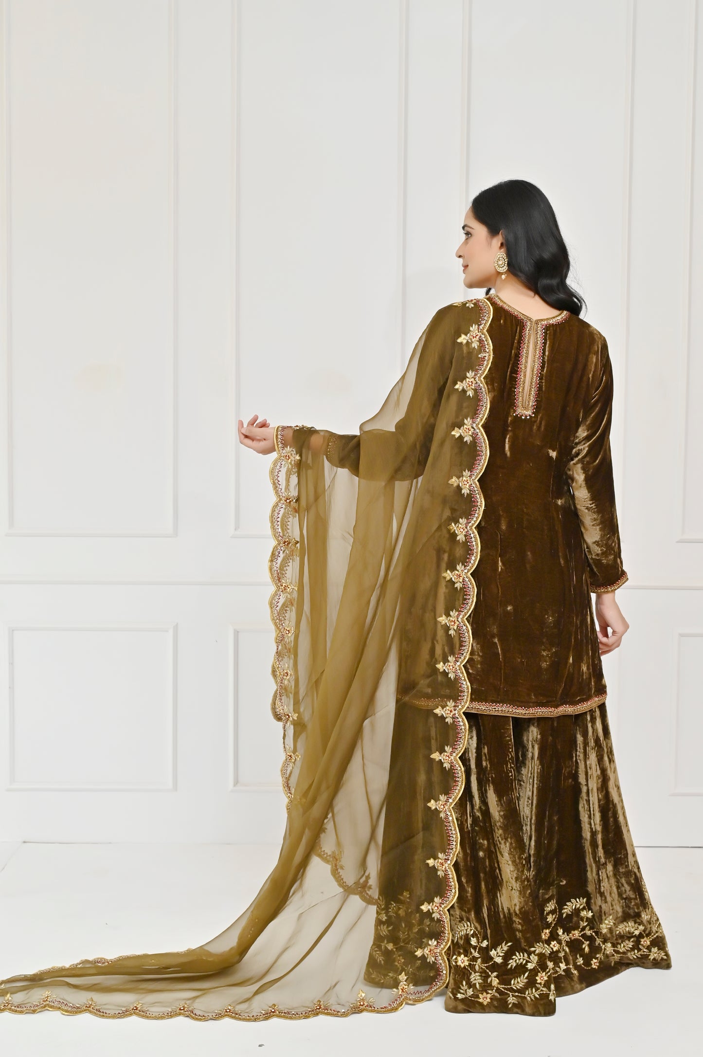 Saaz Sharara Suit Set