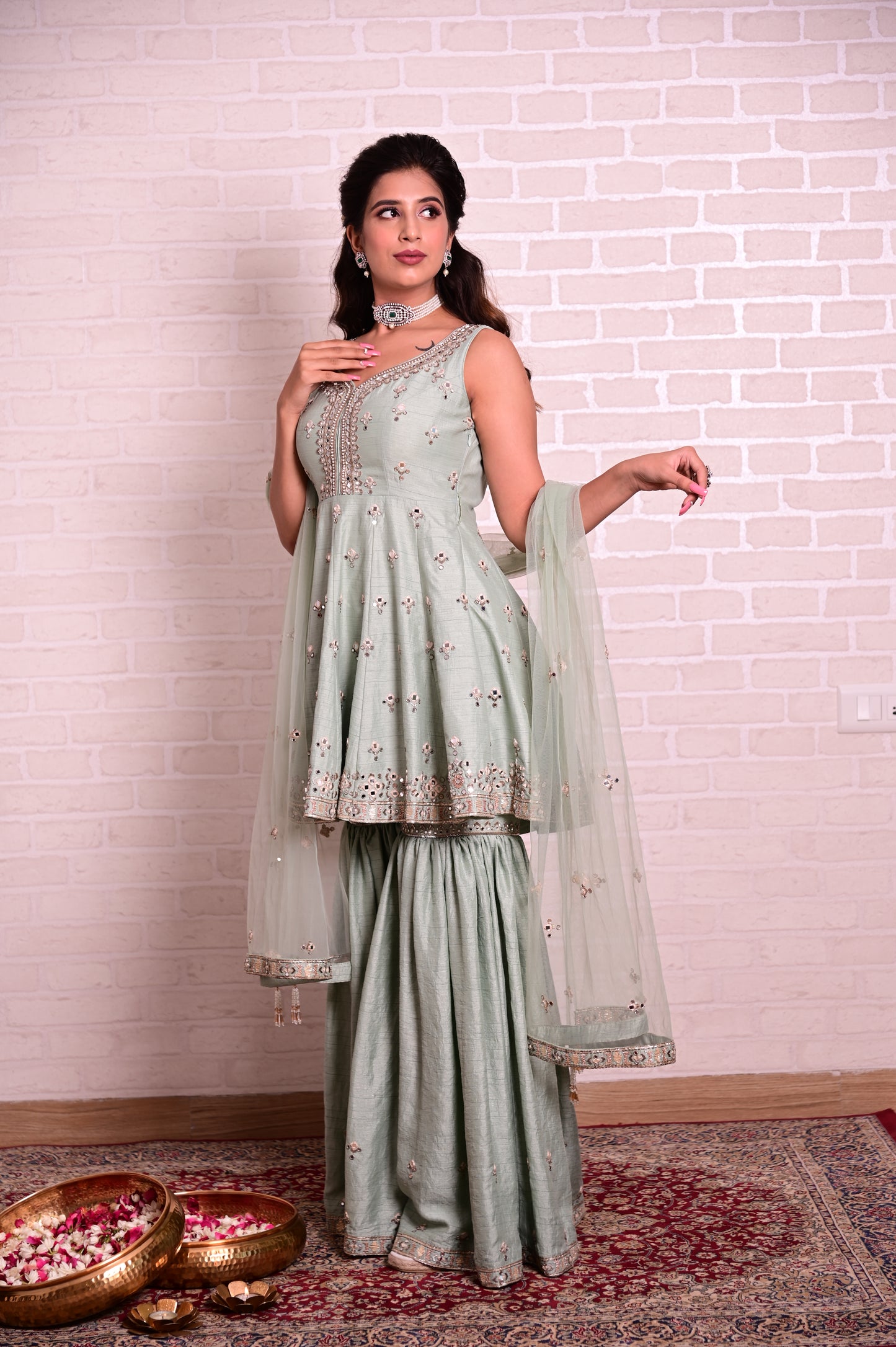 Jharna Gharara Suit Set