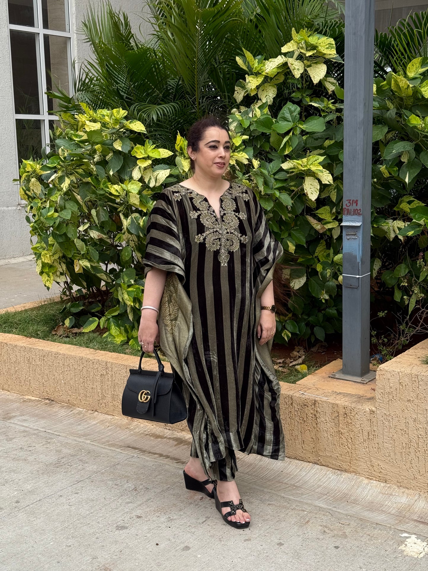 Zareen Velvet Kaftan