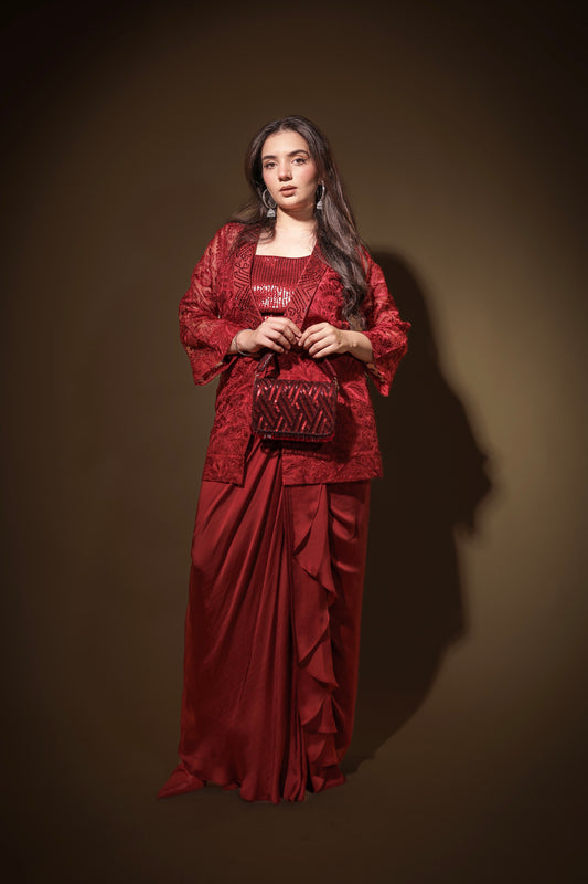 Roohani Silk Dress