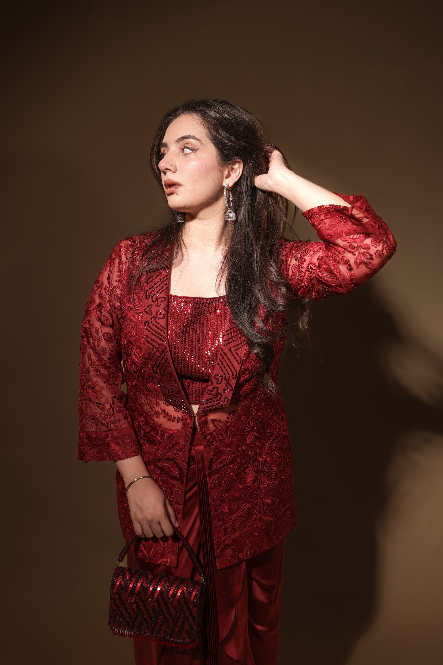 Roohani Silk Dress