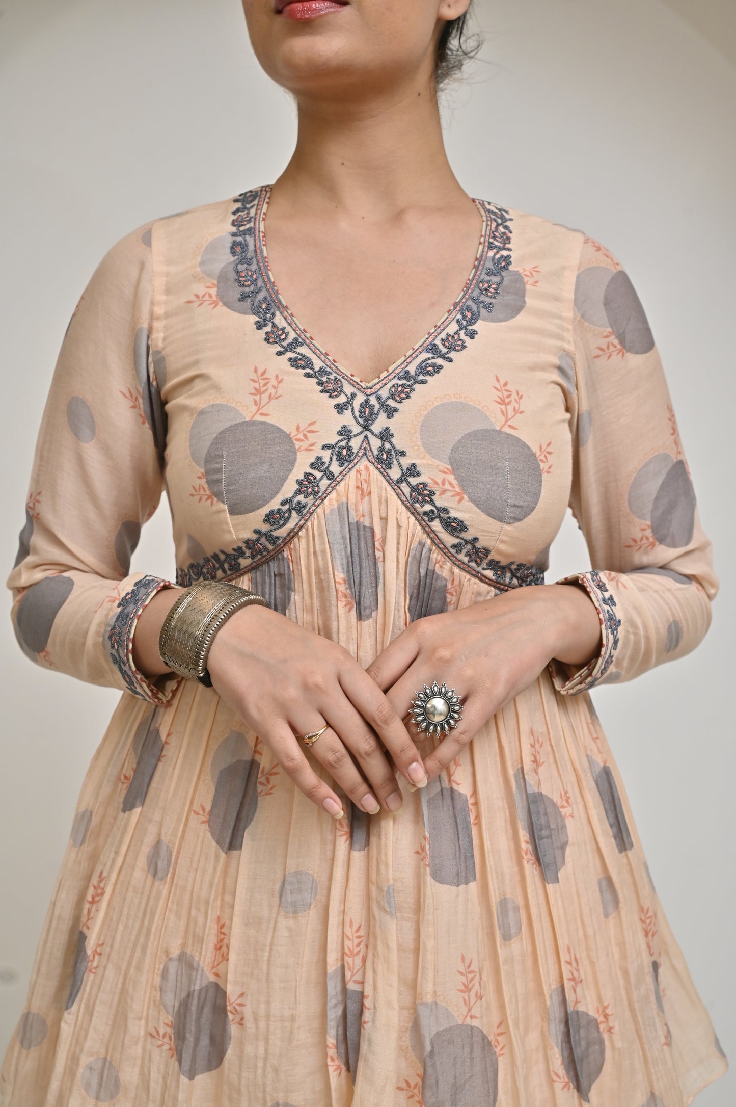 Hasya Paplame Shirt and Salwar with Dupatta