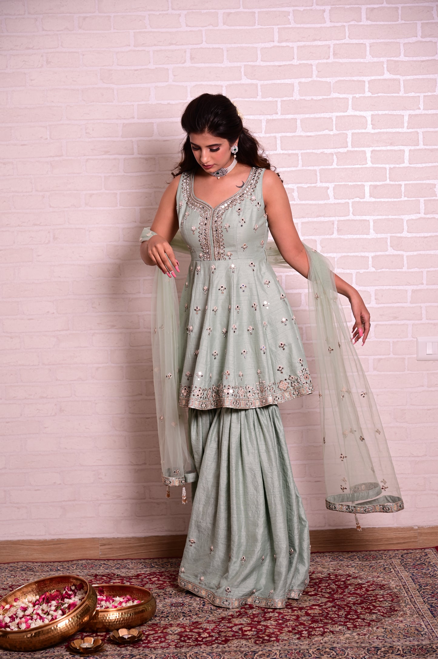Jharna Gharara Suit Set