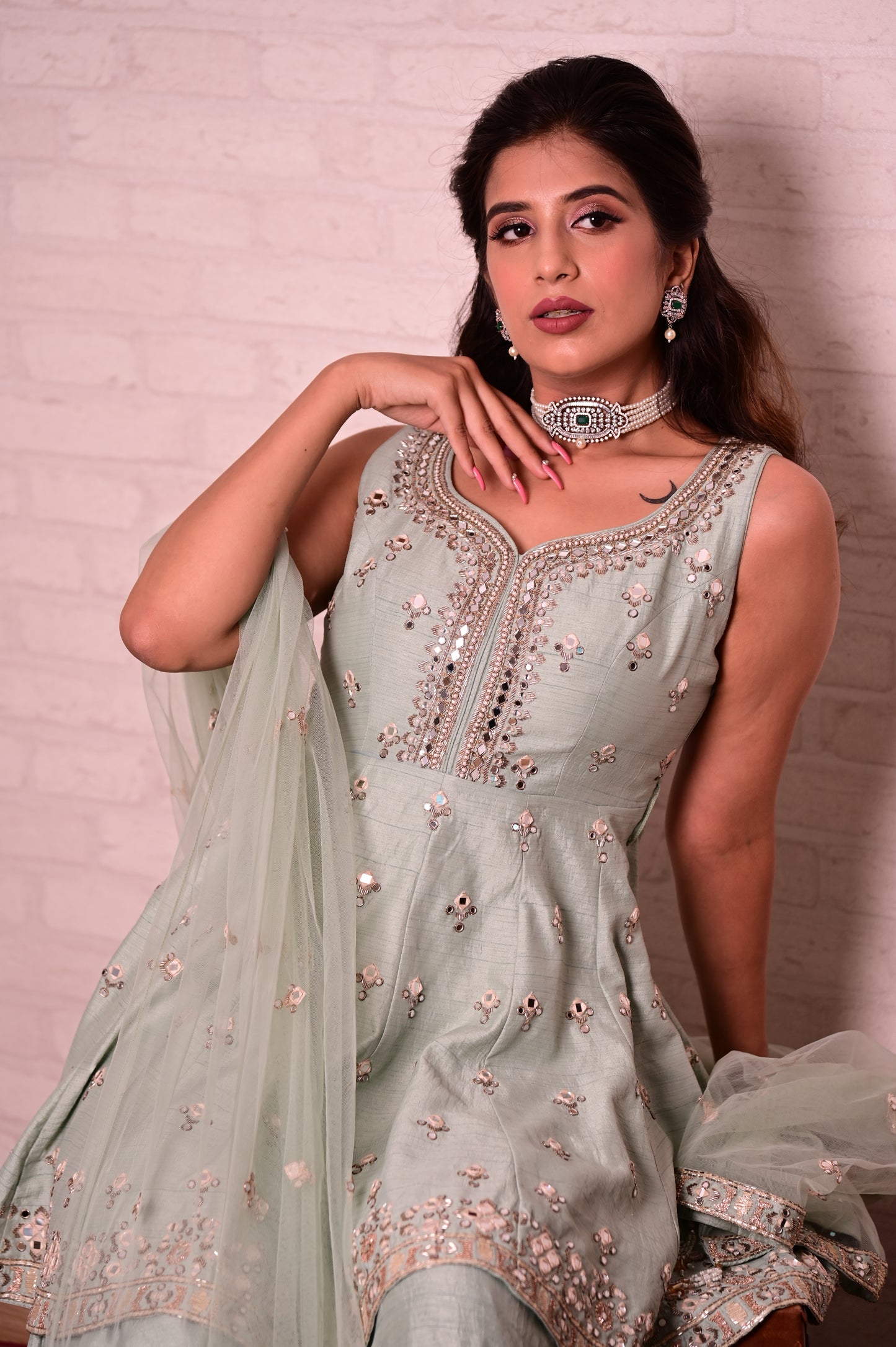 Jharna Gharara Suit Set