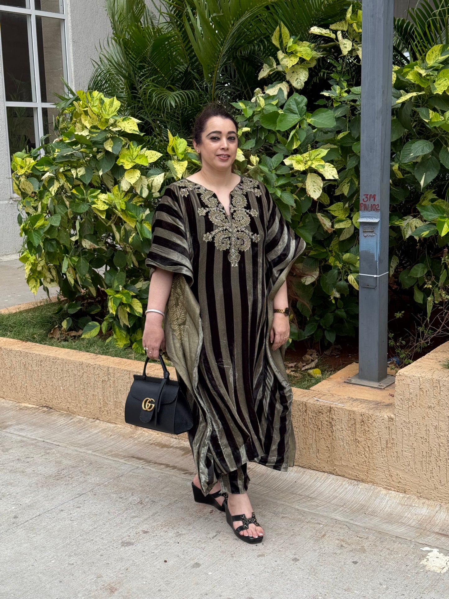 Zareen Velvet Kaftan